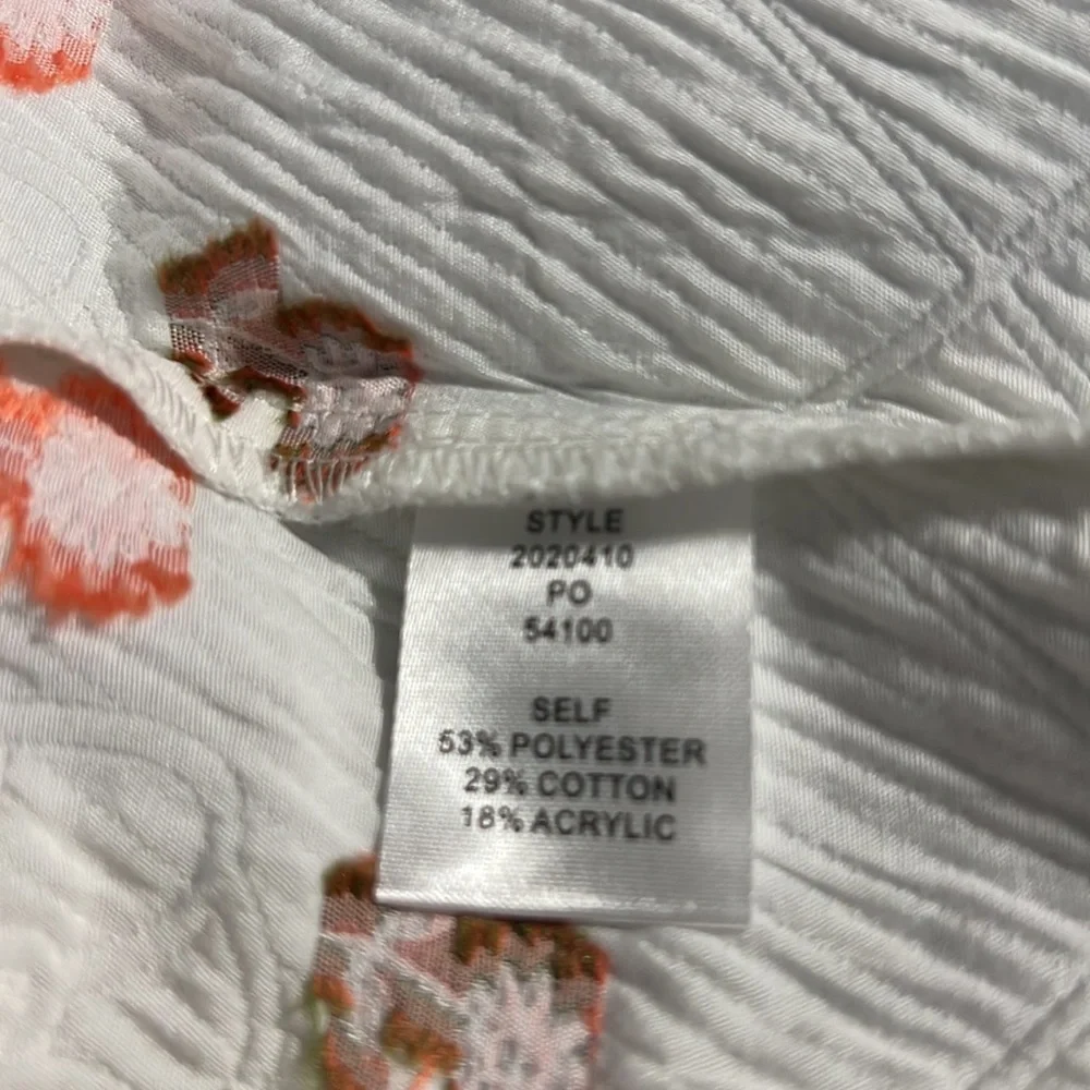 Current Air brand White Embroidered Open jacket - Picture 12 of 14